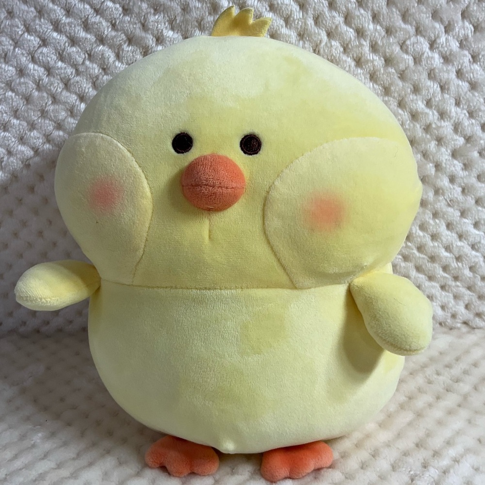 MINISO Adorable Plumb Yellow Plush Chick Stuffed Animal Toy